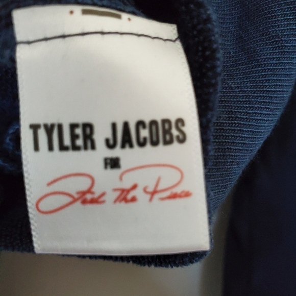 Tyler Jacobs Feel The Piece Lace Up Hoodie and Sweatpants Set Tie Dye Blue XS/S - Picture 12 of 14